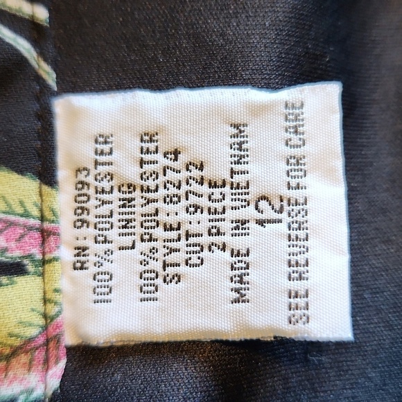 Dana Kay Black And Pink Floral Skirt - Picture 8 of 8